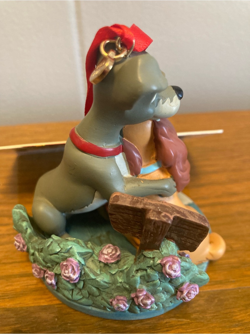 Disney Lady and The Tramp Wet Cement Sketchbook ornament with tag from 2014 - Picture 3 of 3